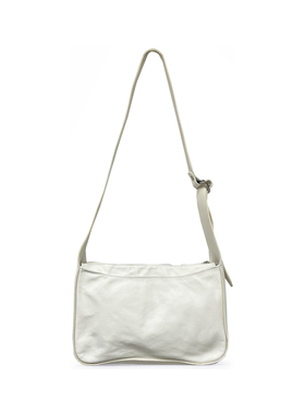 【现货】Guidi RD06 白色马臀皮HOBO流浪包 中号鸡块斜挎包 男女