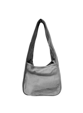 【现货】Guidi CA02 灰色马臀皮HOBO流浪包 小鸡块斜挎包男女同款