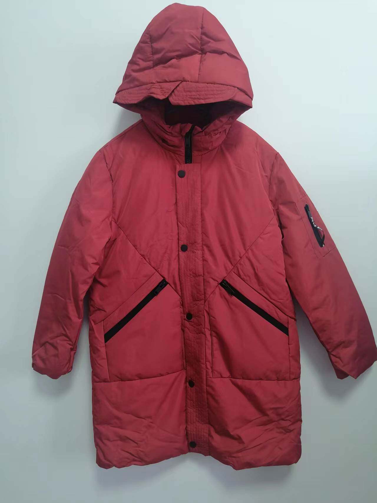 特清仓正品大黄蜂男女童羽绒服中长款大码外套可拆