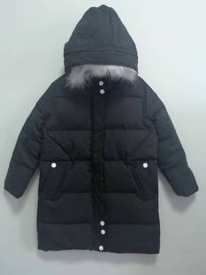 特价清仓正品大黄蜂男女童羽绒服中长款大码外套
