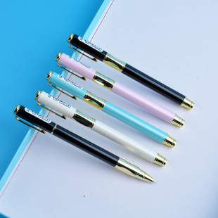 传人789学生钢笔金属笔杆初学钢笔正姿大口径3.4通用墨囊吸墨两用