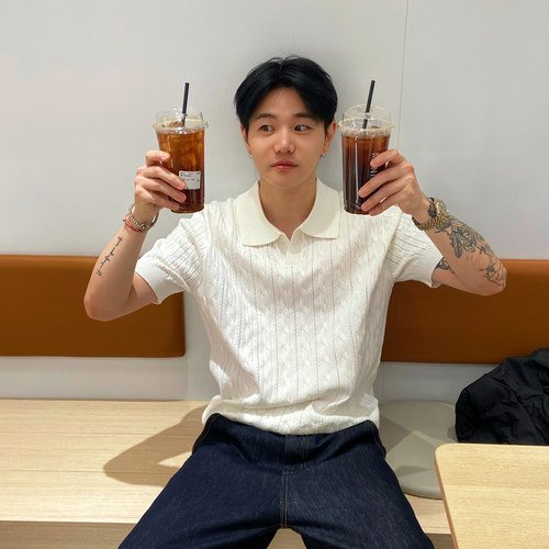 INTENSE轻熟极简无扣翻领POLO衫