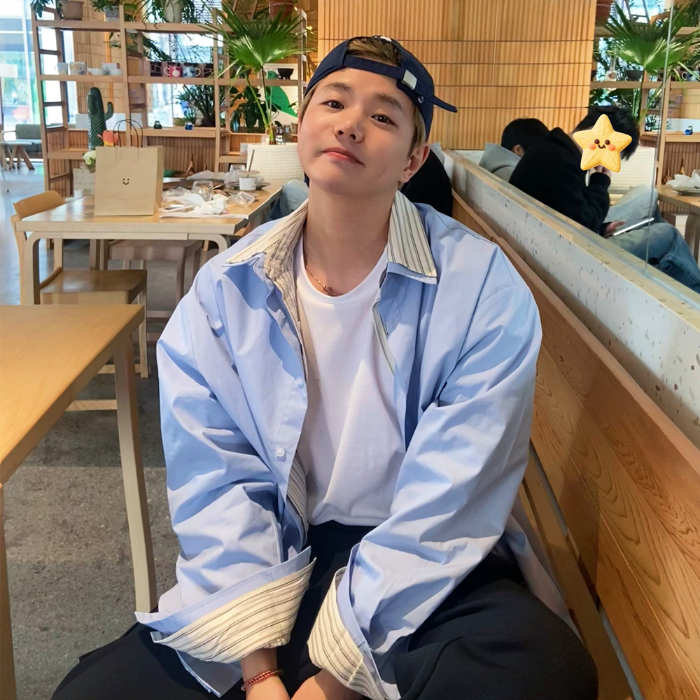 俩面穿双层设计感小众衬衫淡蓝色