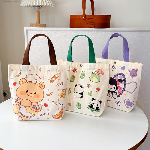 热卖爆款帆布包可装礼品和饭盒