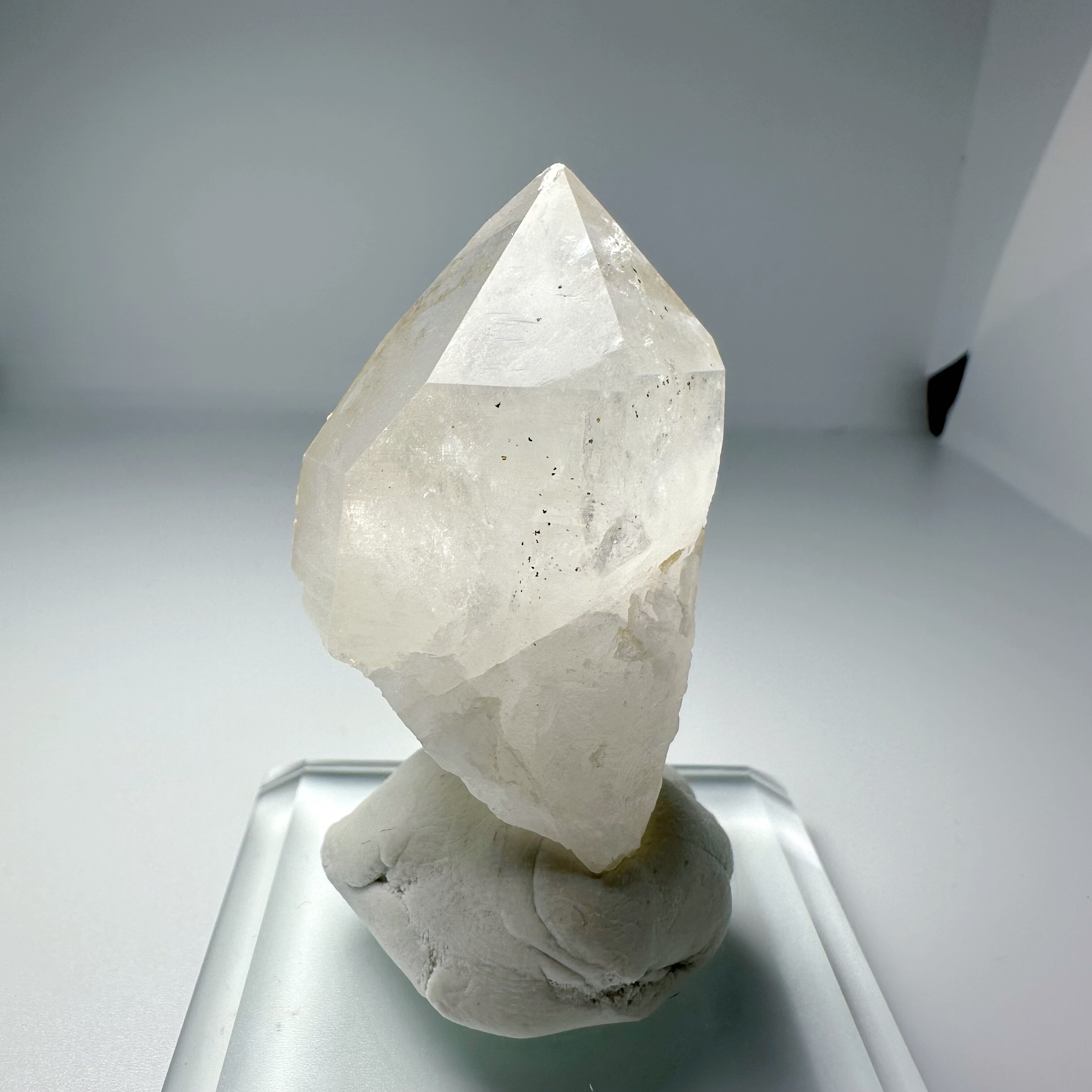 天然巴基斯坦喜马原石 高频水晶 带资料库 24x20x45mm 32g