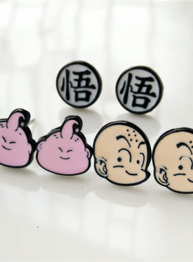 日本时尚风合金小耳钉