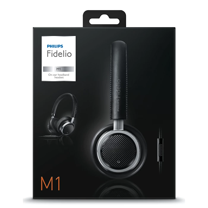 Philips/飞利浦M1头戴式笔记本电脑语音有线耳麦耳机纯正原声低音