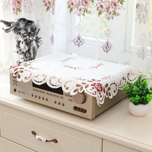 万能盖巾多用厨房布家电防尘布小方巾长方形杯子茶盘盖布刺绣布艺