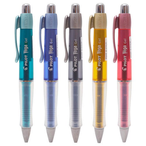 百乐顺滑流畅舒适握杆中性笔按动