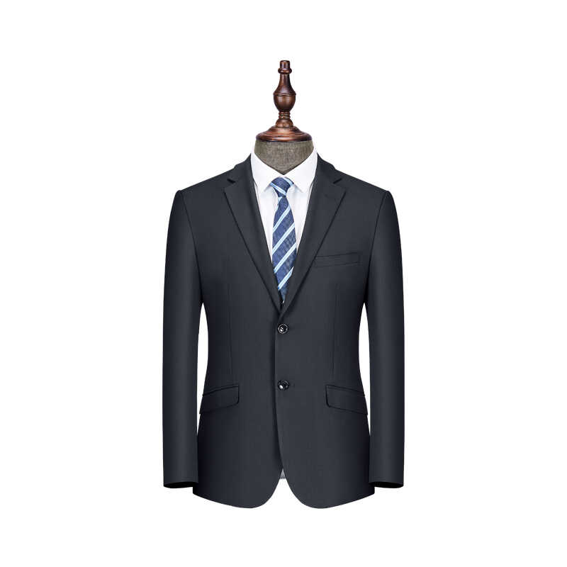 职业西服套装男藏青色正装外套售楼部销售工作服工装银行西装制服