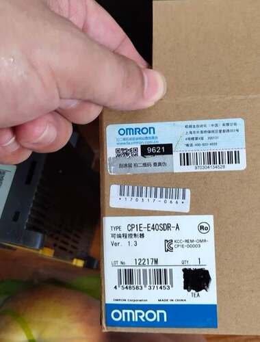 欧姆龙 CP1E-E40SDR-A有防伪标识可编程控制器询价
