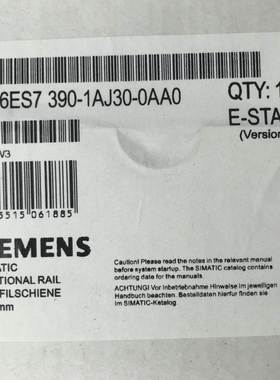 西门子6ES7390-1AE80-0AA0 DIN安装导轨6ES7390-1AF30/1AJ30/OAAO