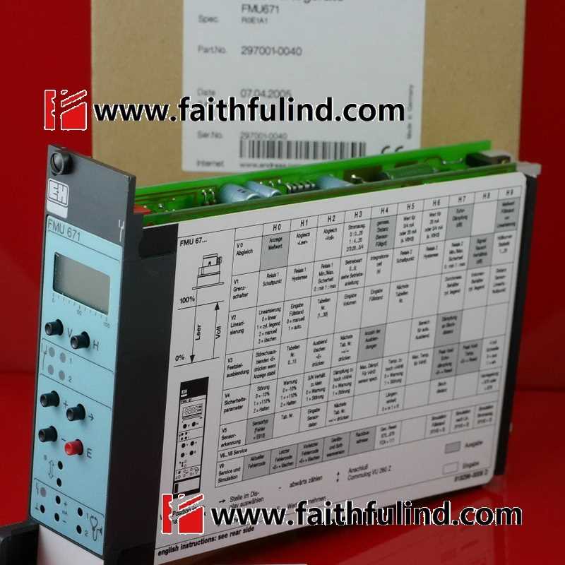 @E+H FUM671 恩德斯豪斯全新模块 FMU 671 全新原厂包装询价