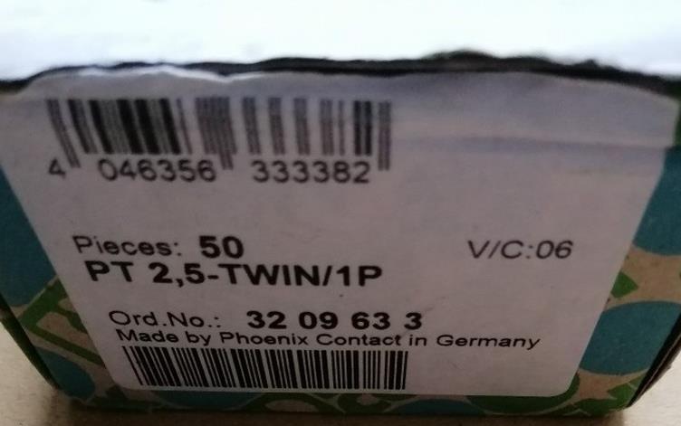 ￥phoenix contact/菲尼克斯PT 2,5-TWIN/1P询价