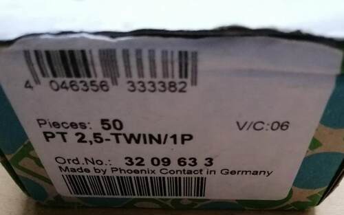 ￥phoenix contact/菲尼克斯PT 2,5-TWIN/1P询价