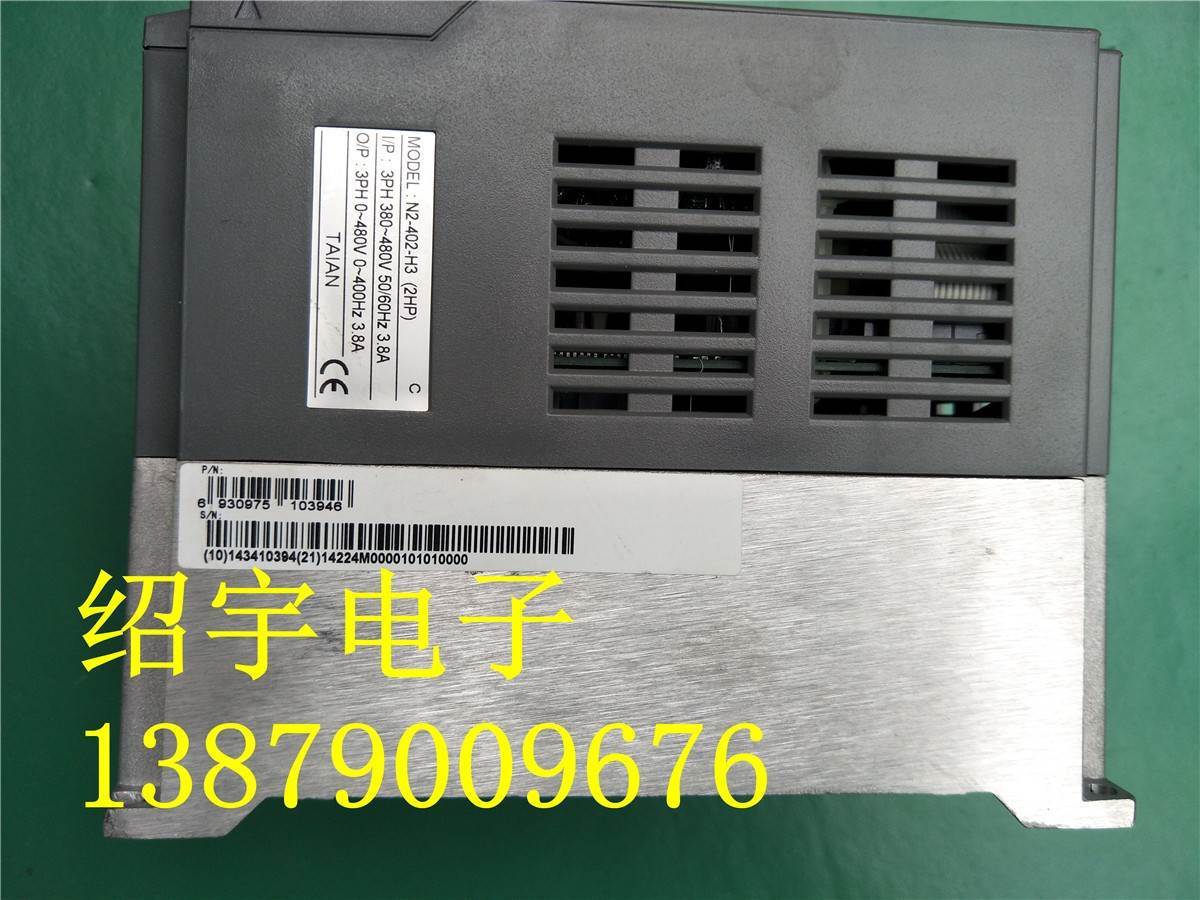 全新台安N2-SERIES变频器N2-402-H3 440V 1.5KW 无包装询价
