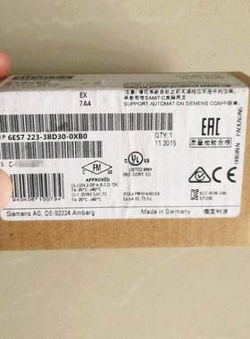 原装6ES72233BD300XB0西门子PLC SB1223模块6ES7223-3BD30-0XB0议