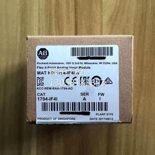 ！1794-IF4I 原装美国AB罗克韦尔PLC模块顺丰包邮FlexLogix询价