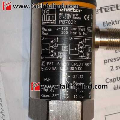 ￥IFM PB7022 易福门全新压力传感器 PB-100-SBR14-QFPKG/US/ /V