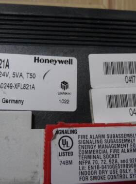 Honeywell 霍尼韦尔模拟量模块 XFL821A XFL822A XFL823A XFL824A