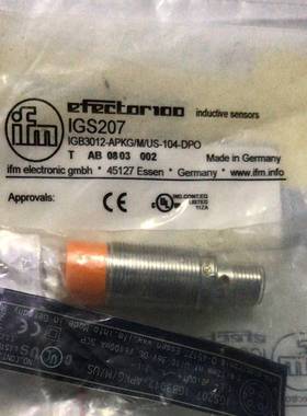 ！IGS207.易福门IFM接近开关 接近传感器 全新原装正品 询价