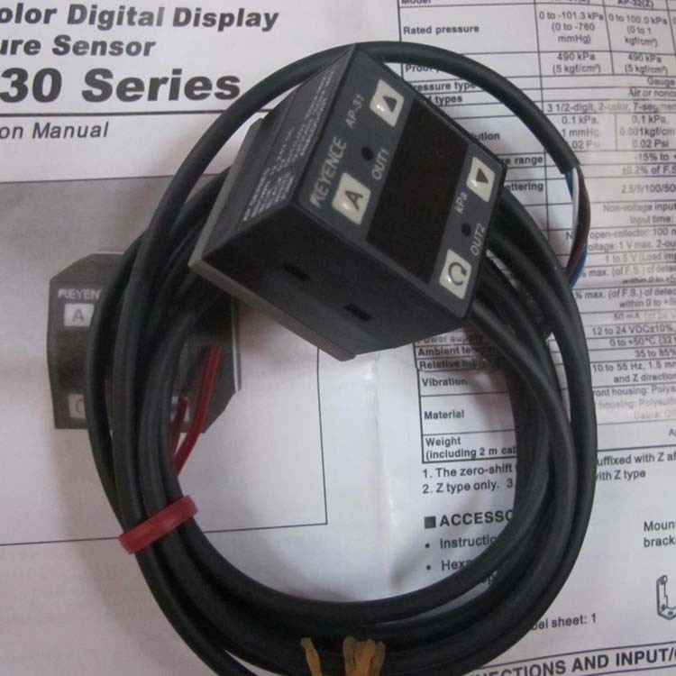 日本KEYENCE基恩士 AP-31A 压力开关传感器原装32A 33A询价