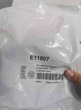 ！兴隆工控IFM E11806 带插座连接电缆; E11807 E11809原装现货询