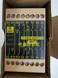 JSBT4 24VDC JSBR4全新原装JOKAB SAFETY佳可保安全继电器询价询