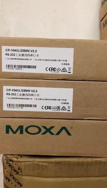 $MOXA摩莎 CP-104UL/DB9M V2.2 RS-232工业通讯四串口卡询价