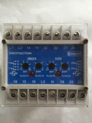 Crompton 英国 克朗普顿 253-PVEW 欠过压保护继电器欢迎下单询价