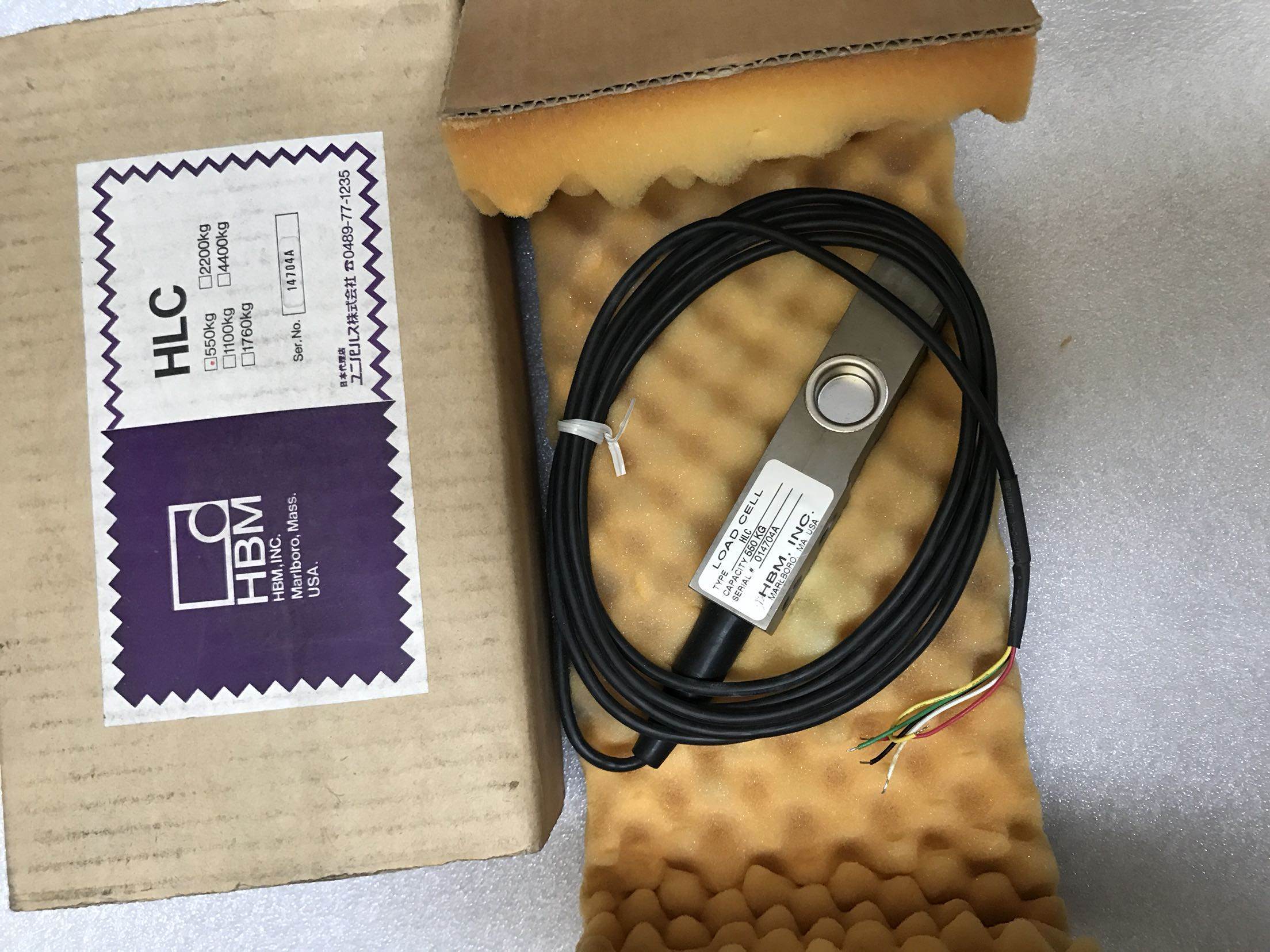 德国HBM 重量传感器 HLC 550KG 全新原装 质保 仪价销售 仪价询价