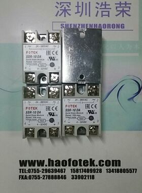 ！FOTEK台湾阳明单相加强散热型固态继电器ASR-80DA直流控制交流3