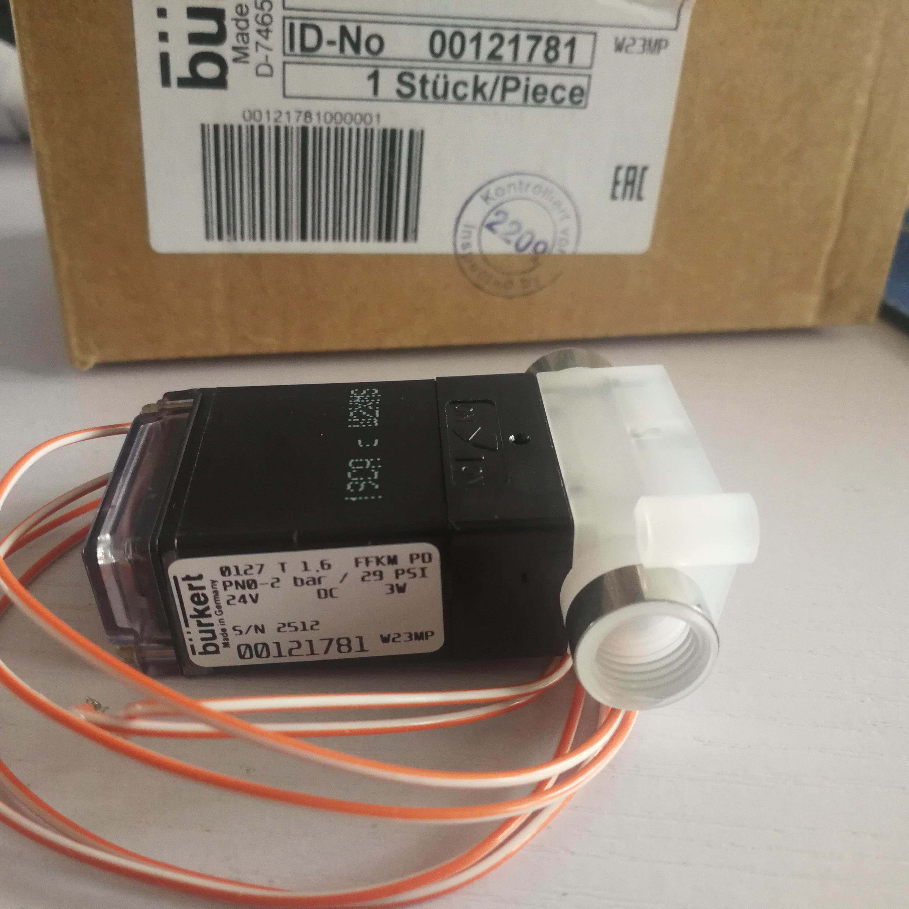 原装burkert宝德0127分析仪电磁阀00121781 0127 t 1.6 121781询