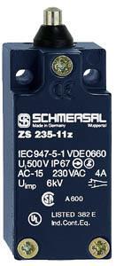 请Schmersal施迈赛限位开关ZS 235-02Z ZS 235-11Z EX-ZS235询价