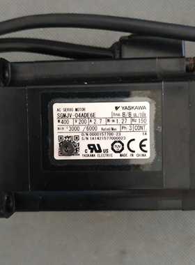 拆机5系400瓦安川伺服电机套装SGDV-2R8A01A002000/SGMJV-04ADE6E