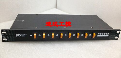 PDBC10 PYLE派尔机架式2U1进8出插座8个单独开关电源现货可议询价