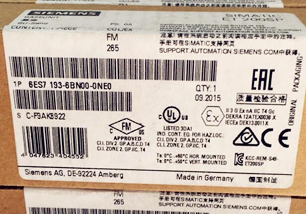 6ES7132-6GD50-0BA0 ET 200sp 继电器输出 模块6ES71326GD500BA0