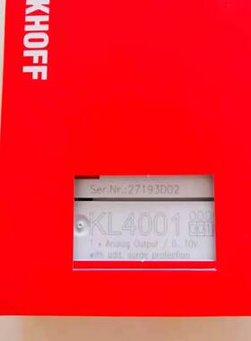 议价BECKHOFF KL4001 EL4022 EL4024 EL4028 模拟量输出模块￥