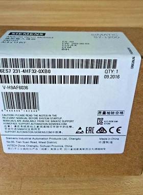 西门子PLC S7-1200 SM1231 6ES7 231-4HF32-0XB0 6ES7231全新原装
