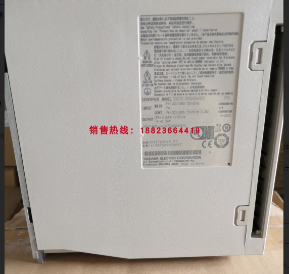 @SGD7S-200A00A002 原装正品安川伺服驱动器2..0KW询价