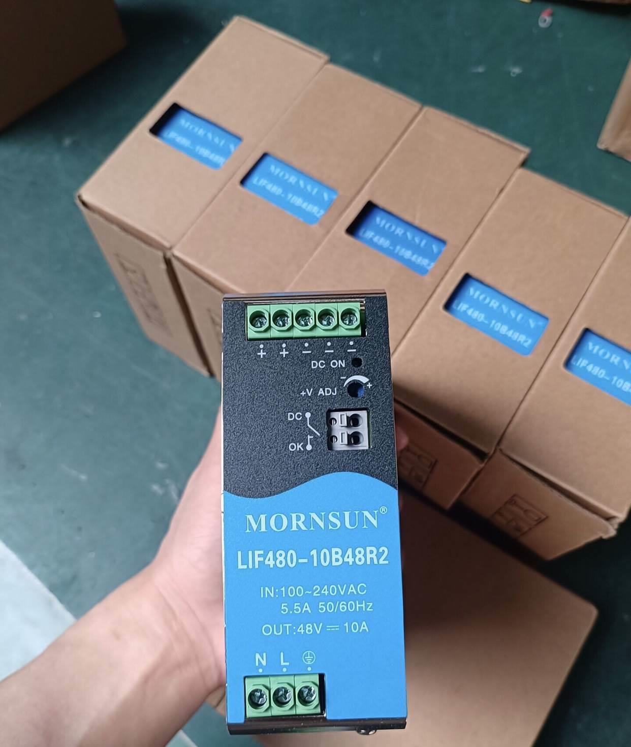 ！金升阳LIF480-10B48R2开关电源220转48V10Ａ导轨式金属SD询价
