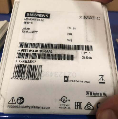 原装进口 西门子S7-300存储卡 MMC卡 128KB 6ES7953-8LG31-0AA0询