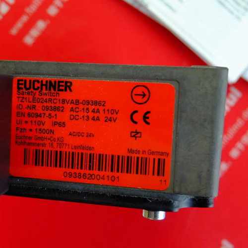 Euchner 093862 安士能全新安全开关 TZ1LE024RC18VAB-093862询价