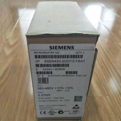 全新6SL3224-0BE33-7UA0西门子G120变频器功率模块PM240380V询价