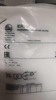 ！IFM易福门IER201现货询价