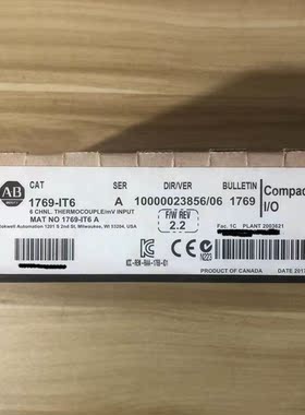 1769-IT6 原装美国AB罗克韦尔PLC模块 CompactLogix系列询价