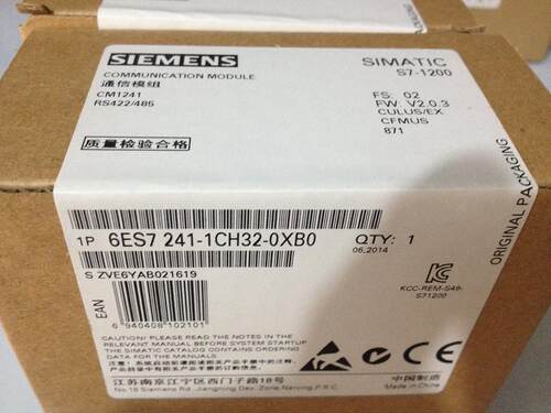 ！6ES7241-1CH32-0XB0 通信模块CM1241，422/485 6ES72411CH320XB