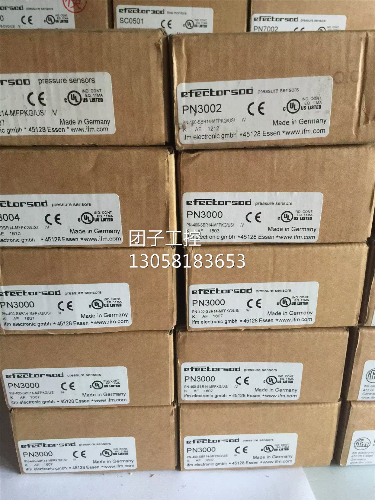 ！原装IFM易福门 PN3000 PN3004 PN3002压力传感器现货询价