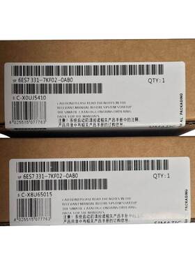 西门子6ES7 331PLC模块6ES7331-7KF02/1KF02-0AB0/OABO全新现货询