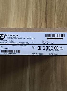 1762-IR4 原装美国AB罗克韦尔PLC模块MIcroLogix1200系列询价